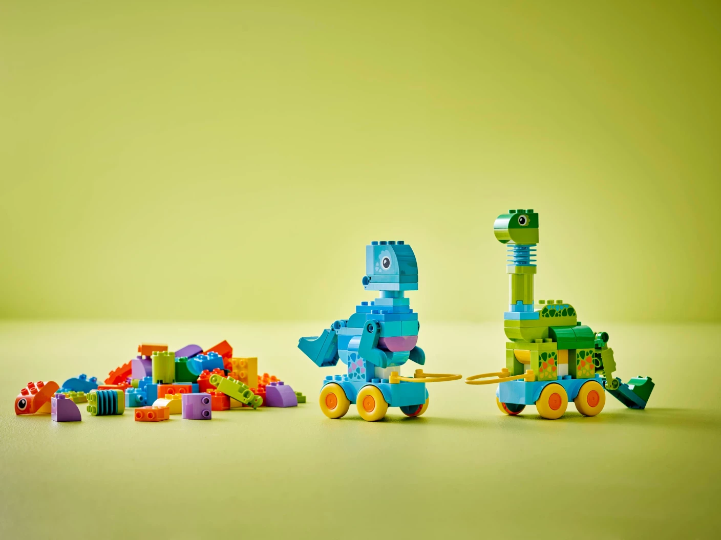 3-in-1 dinosaurussen op wielen