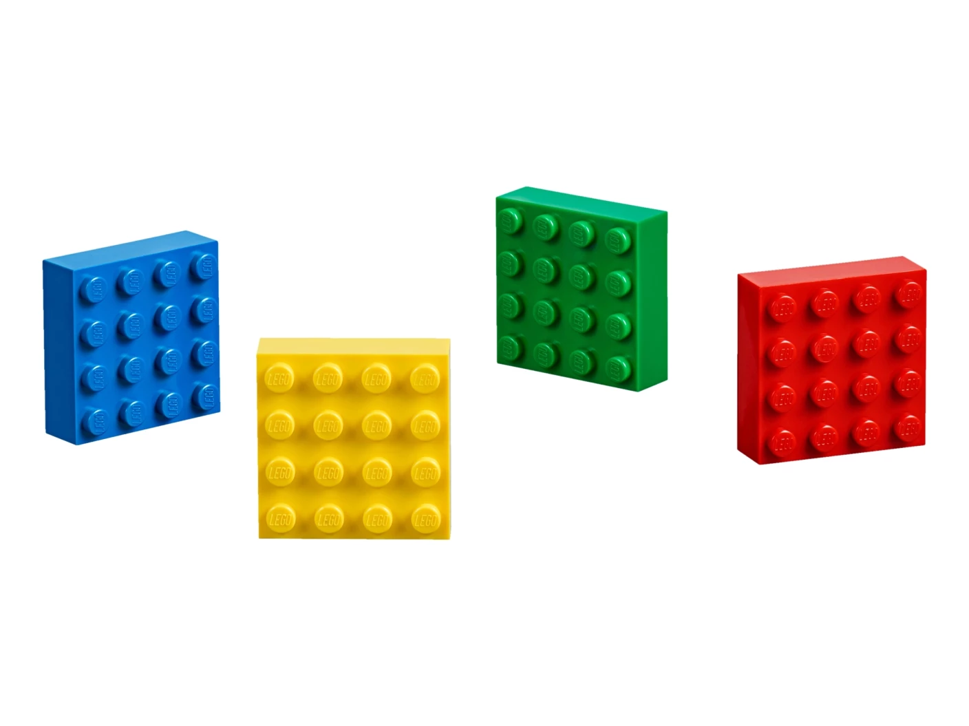 LEGO® 4x4 steenvormige magneten klassiek