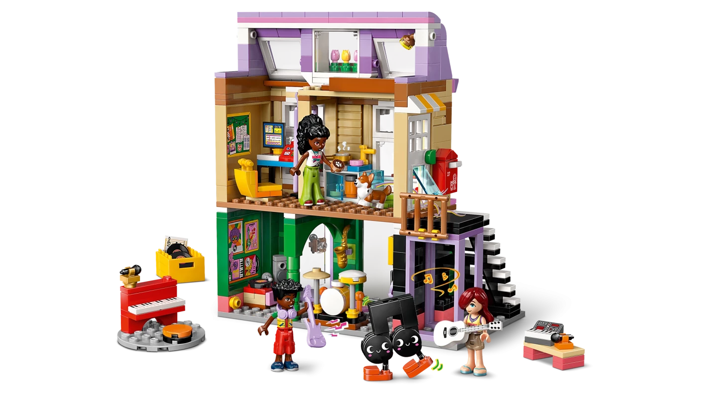 Muziekwinkel en appartement
