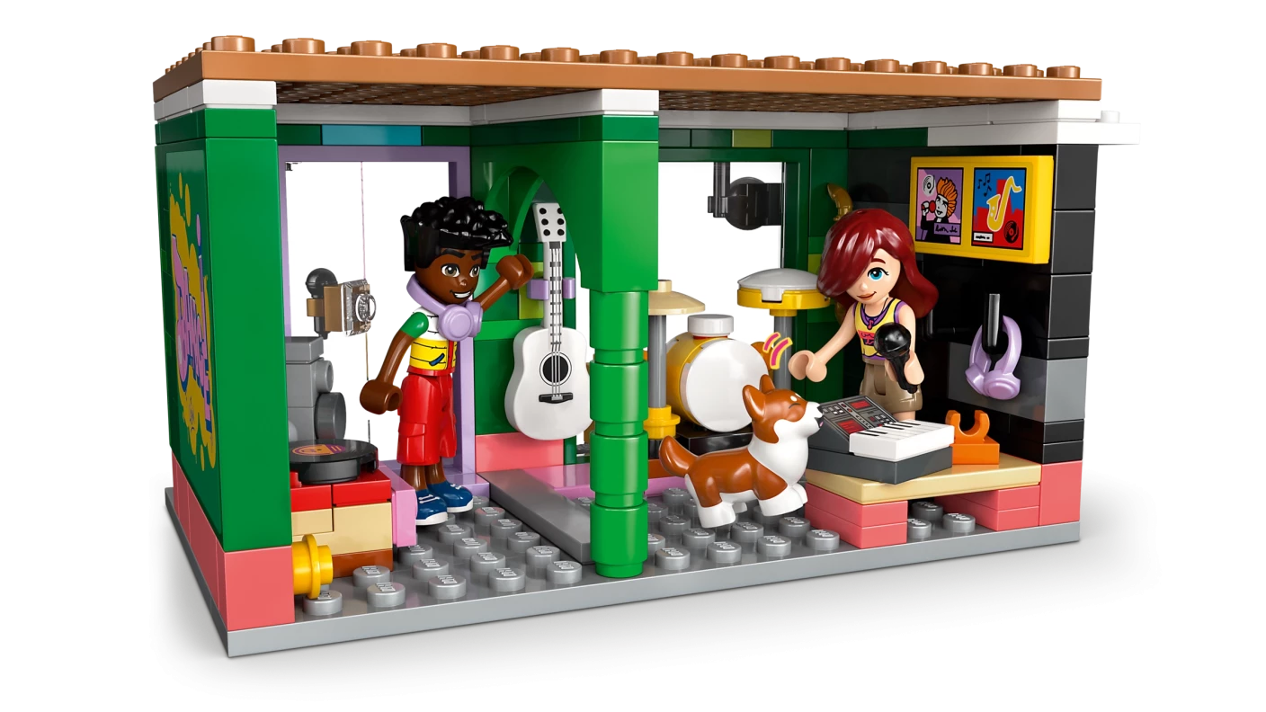 Muziekwinkel en appartement