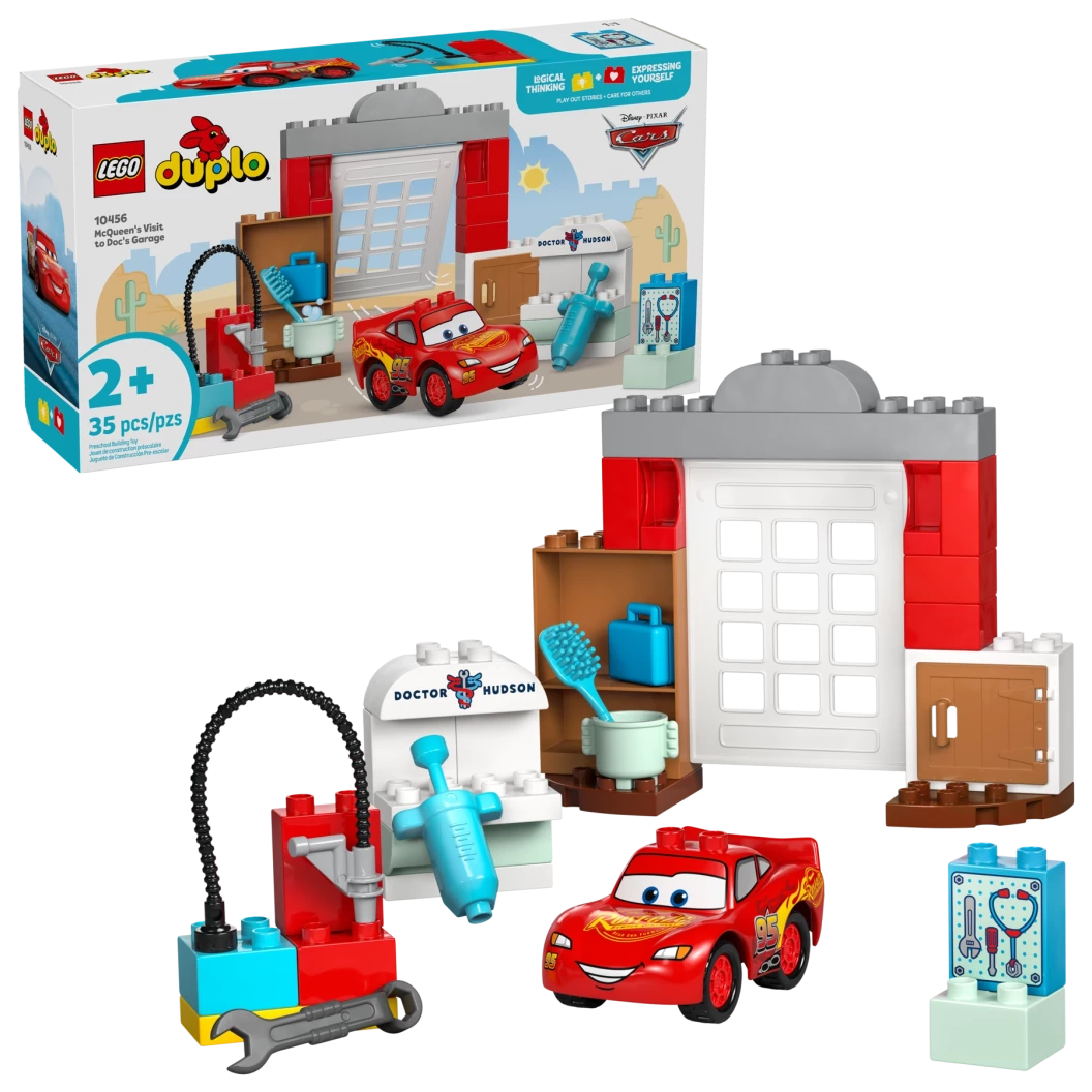 McQueens bezoek aan Docs garage