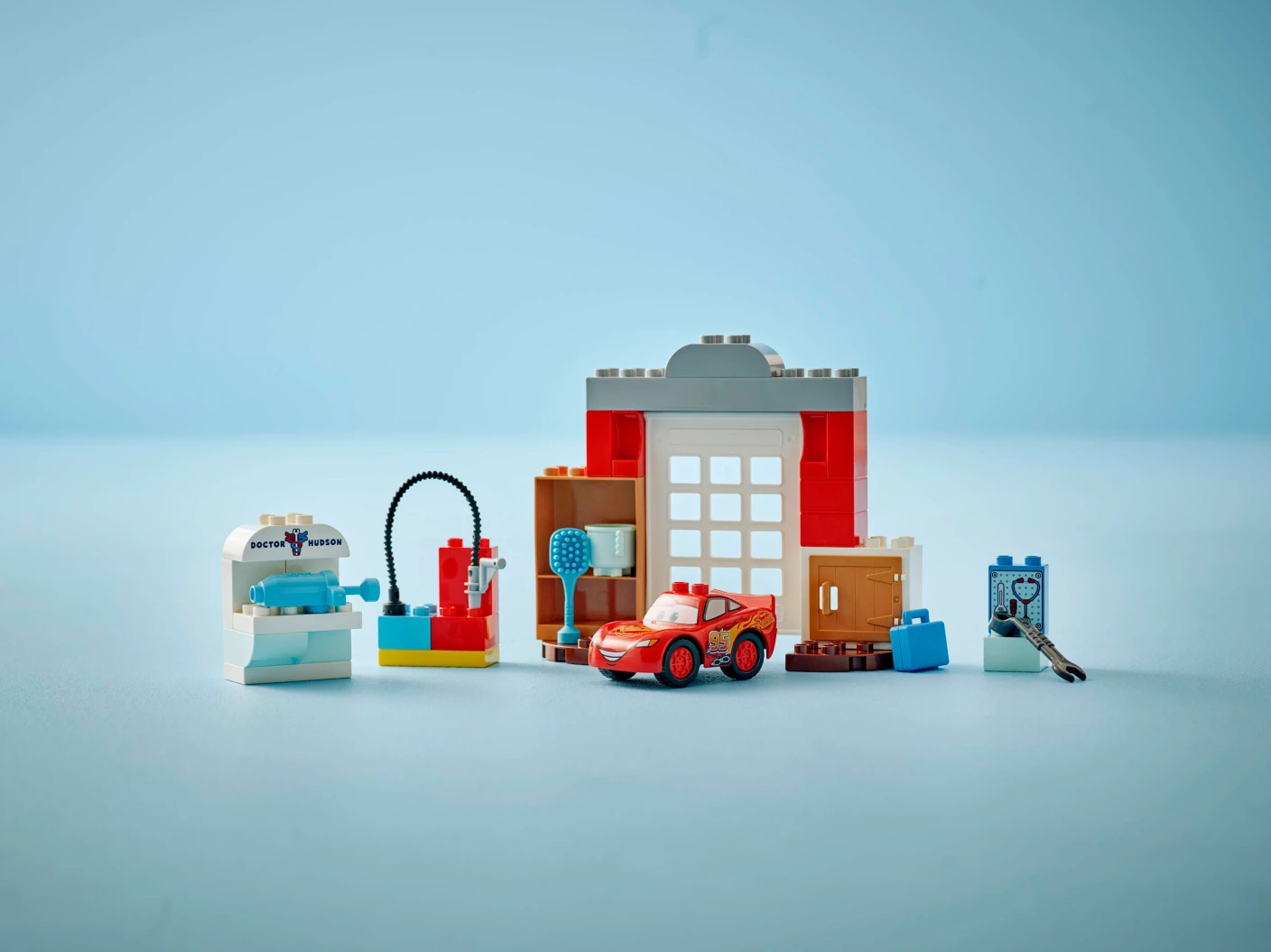 McQueens bezoek aan Docs garage
