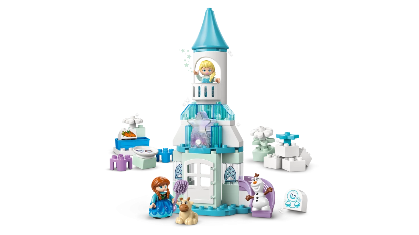 Anna en Elsa's Frozen kasteelfeest
