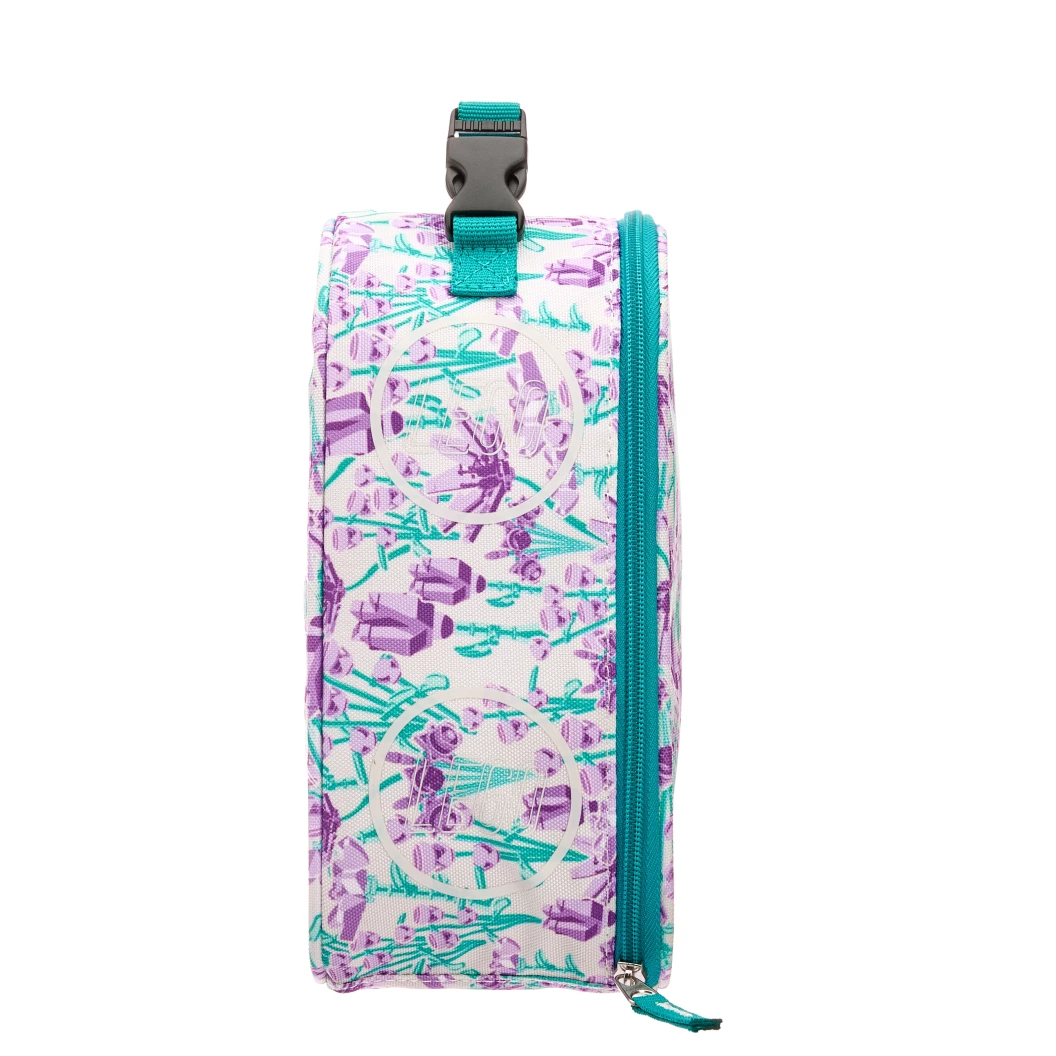 Paars boeket lunchtas