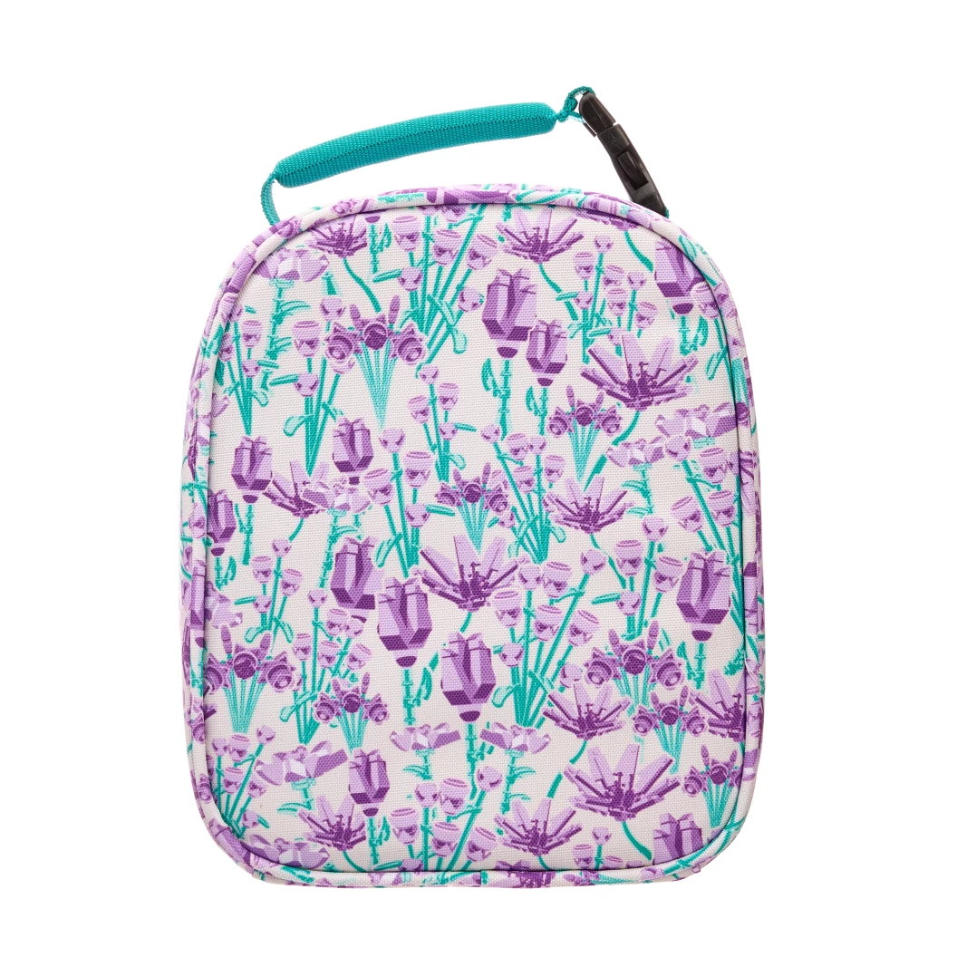 Paars boeket lunchtas