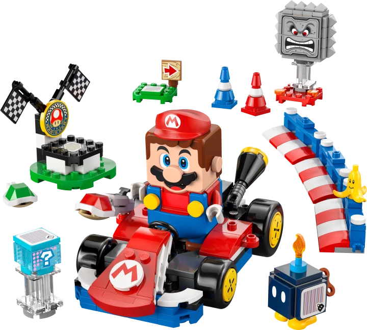 Mario Kart™ – Interactieve LEGO® Mario™ en standaardkart