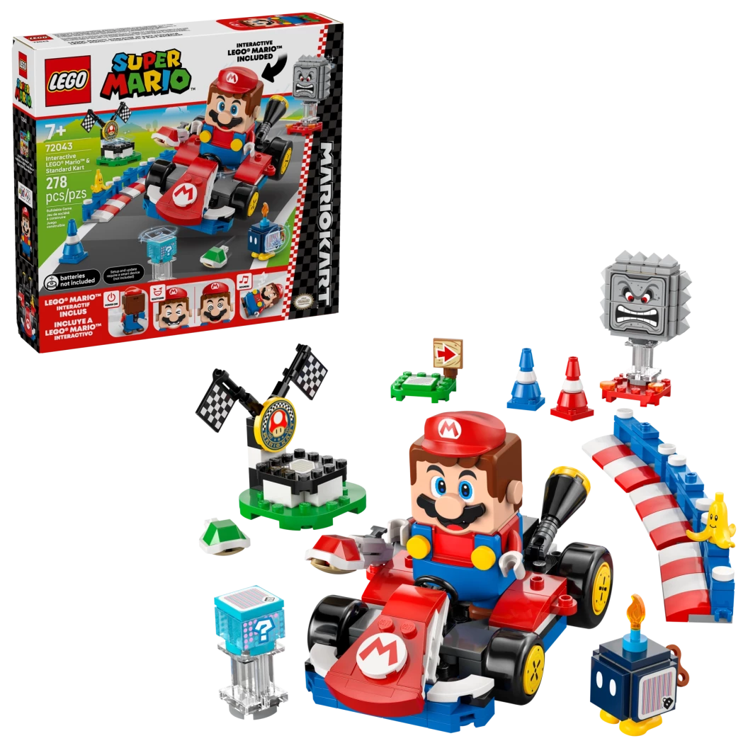 Mario Kart™ – Interactieve LEGO® Mario™ en standaardkart