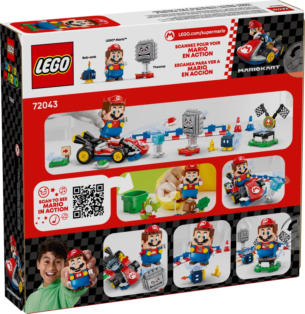 Mario Kart™ – Interactieve LEGO® Mario™ en standaardkart