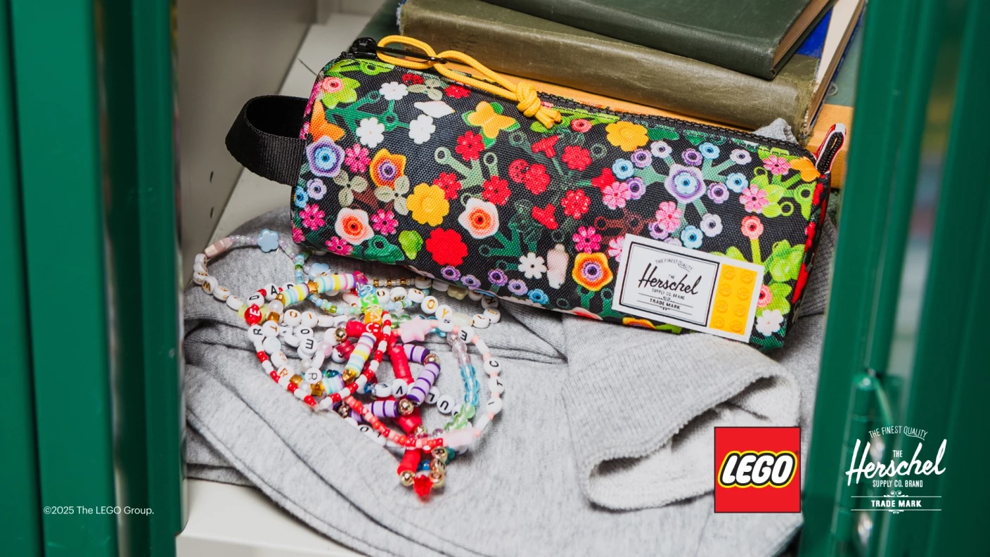 Settlement Pencil Case Little Herschel – bloemenweide