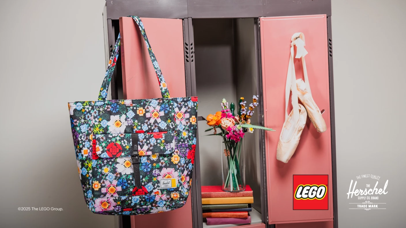 Herschel Retreat™ draagtas – bloementuin