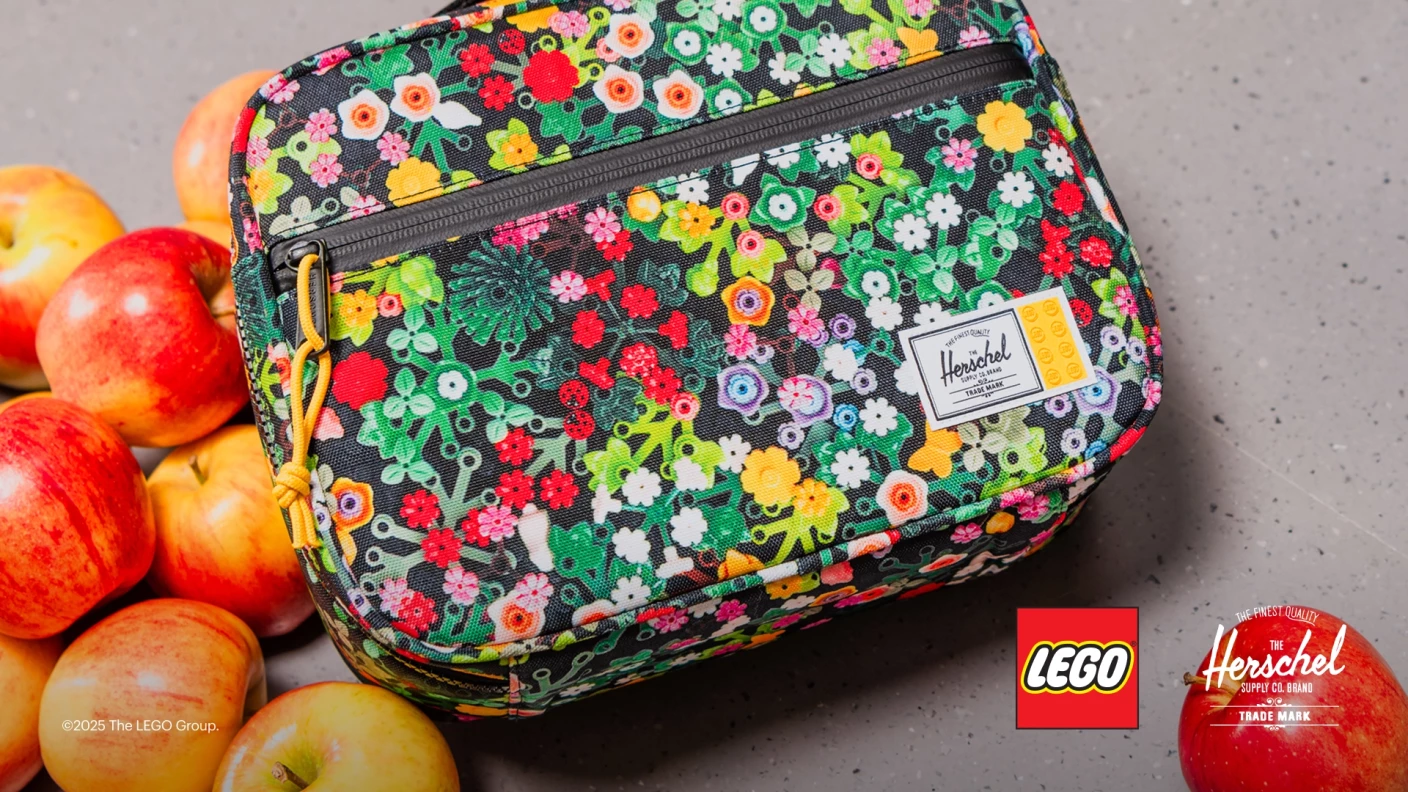 Pop Quiz lunchbox Little Herschel – bloemenweide