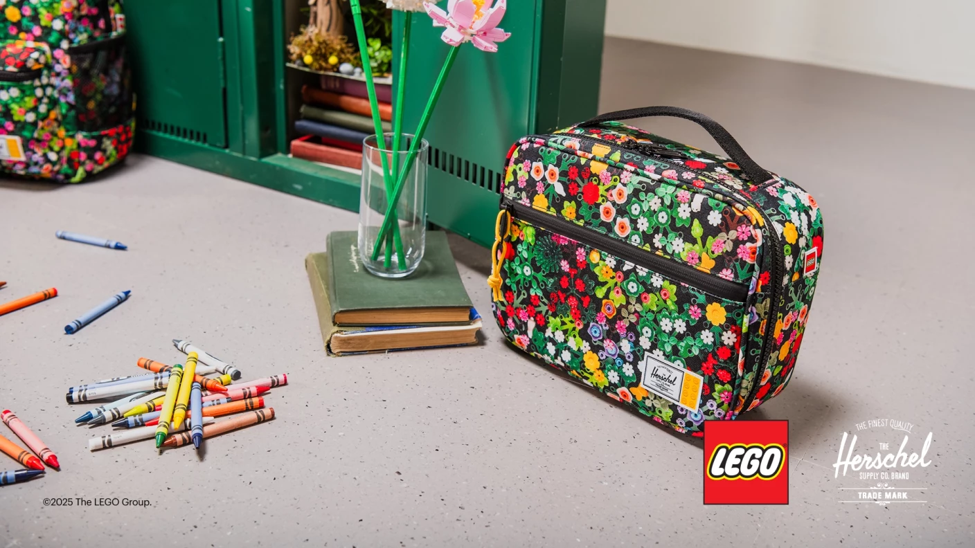 Pop Quiz lunchbox Little Herschel – bloemenweide