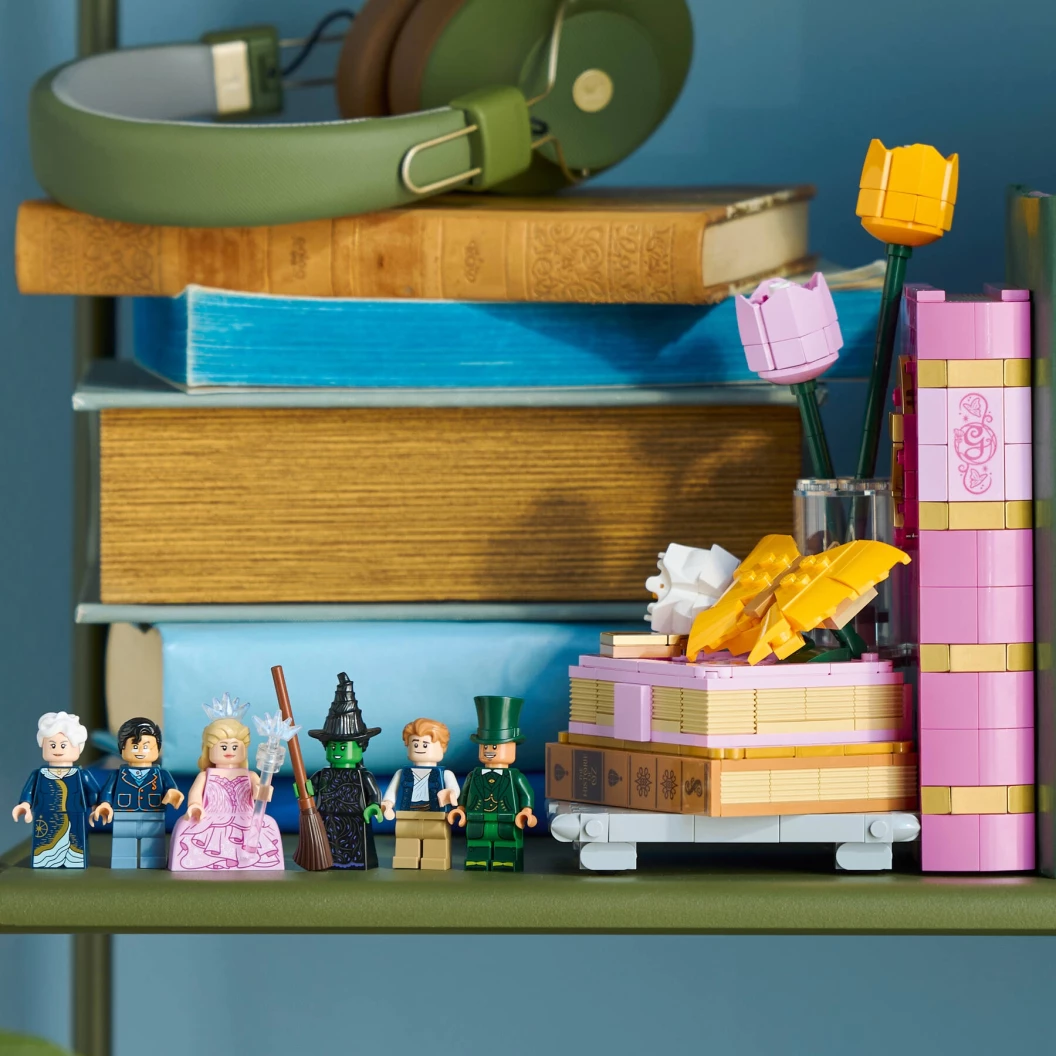 Glinda en Elphaba boekensteunen