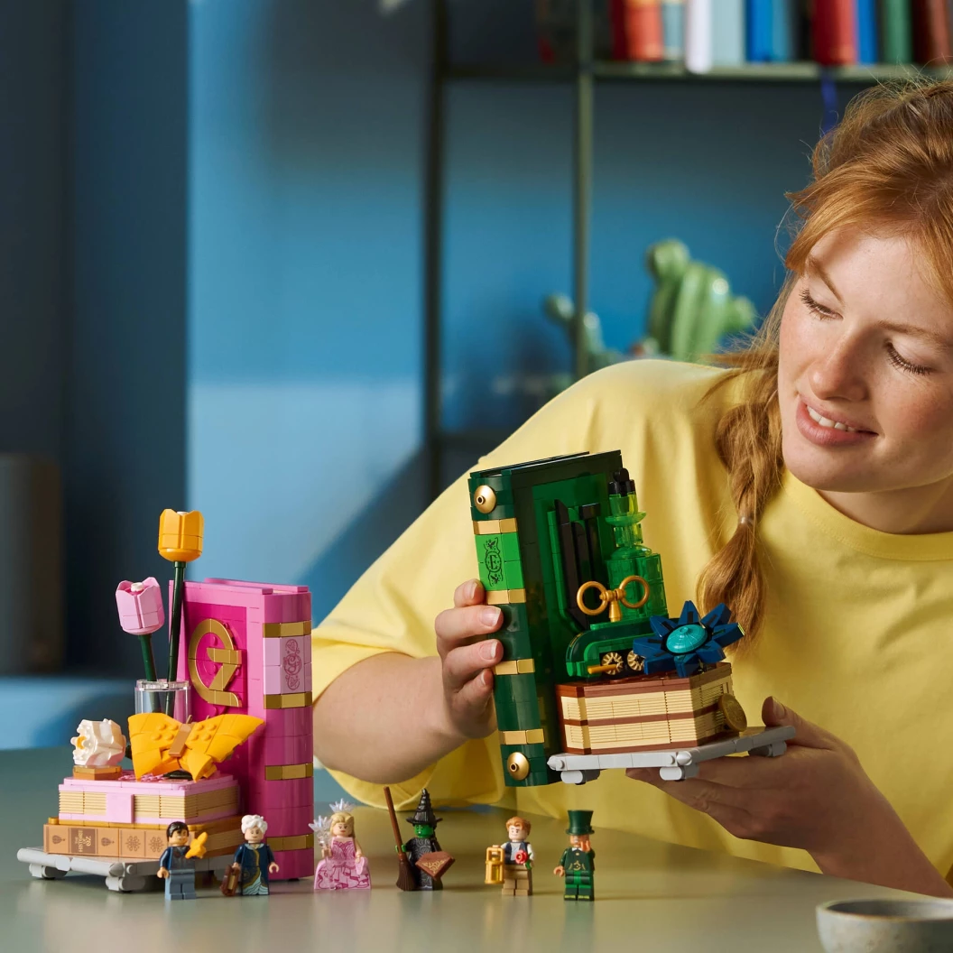 Glinda en Elphaba boekensteunen