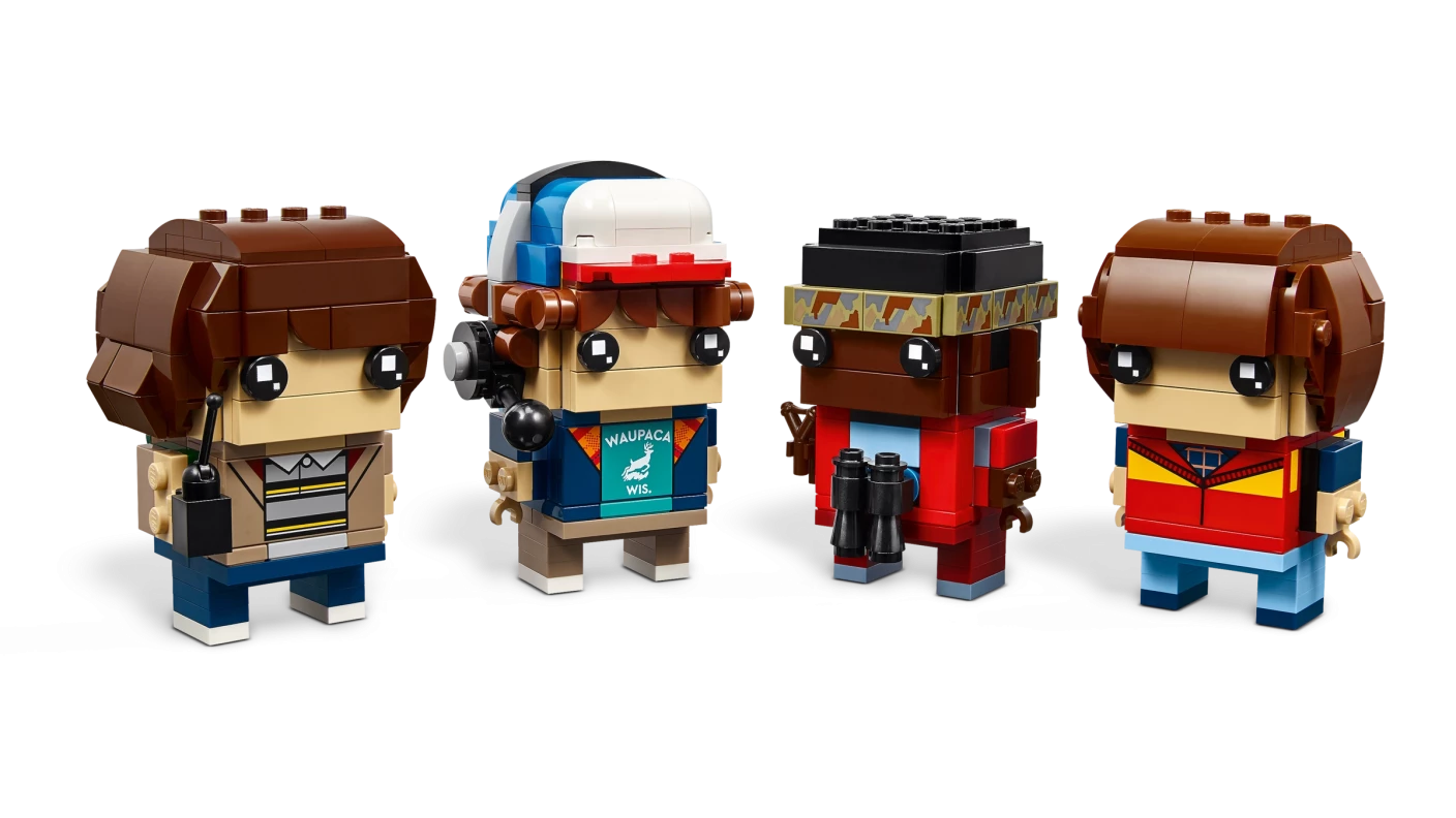 Mike, Dustin, Lucas en Will figuren