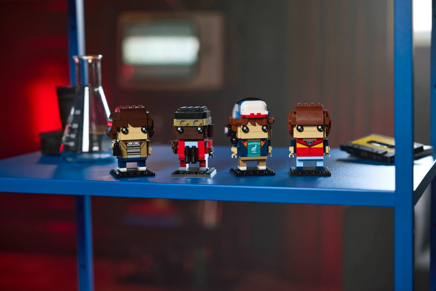 Mike, Dustin, Lucas en Will figuren
