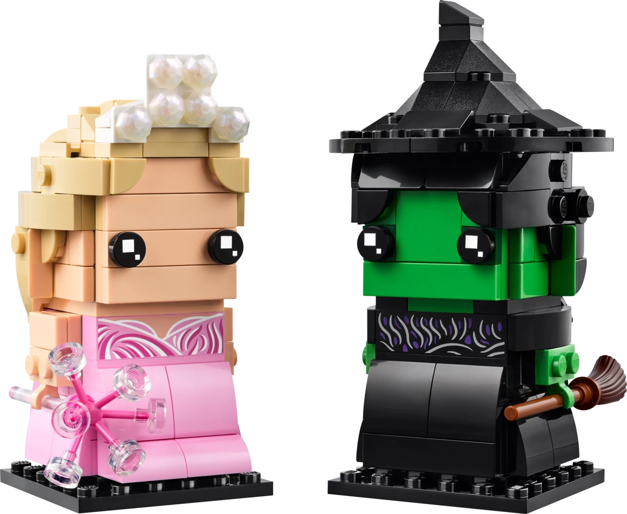 Elphaba en Glinda figuren