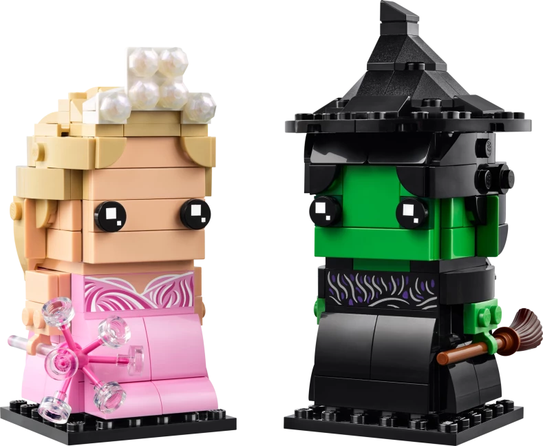 Elphaba en Glinda figuren