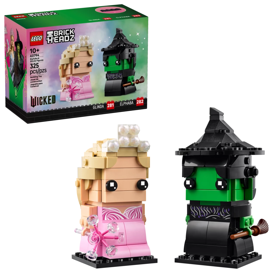 Elphaba en Glinda figuren