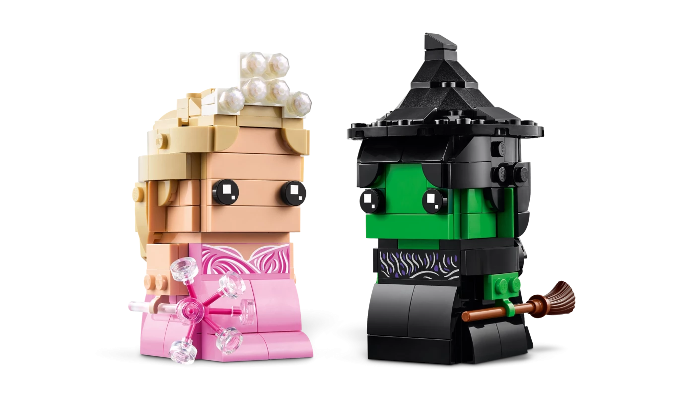 Elphaba en Glinda figuren