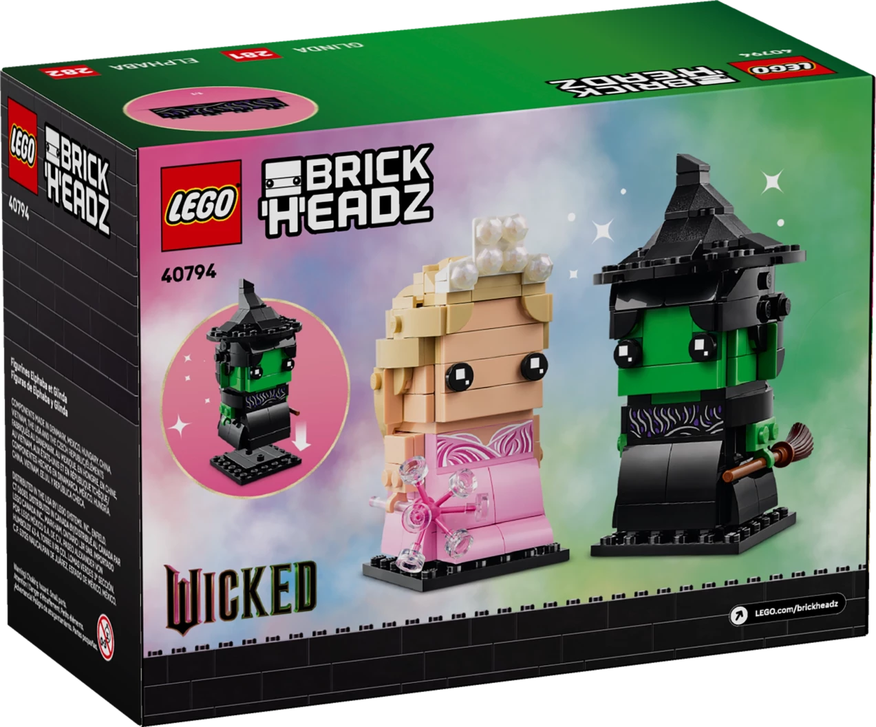 Elphaba en Glinda figuren
