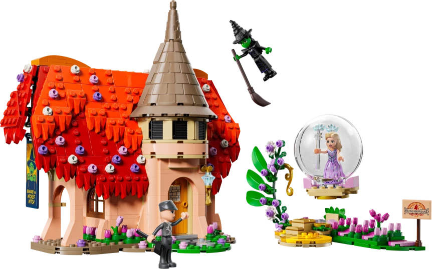 Glinda en Elphaba bezoeken Munchkinland