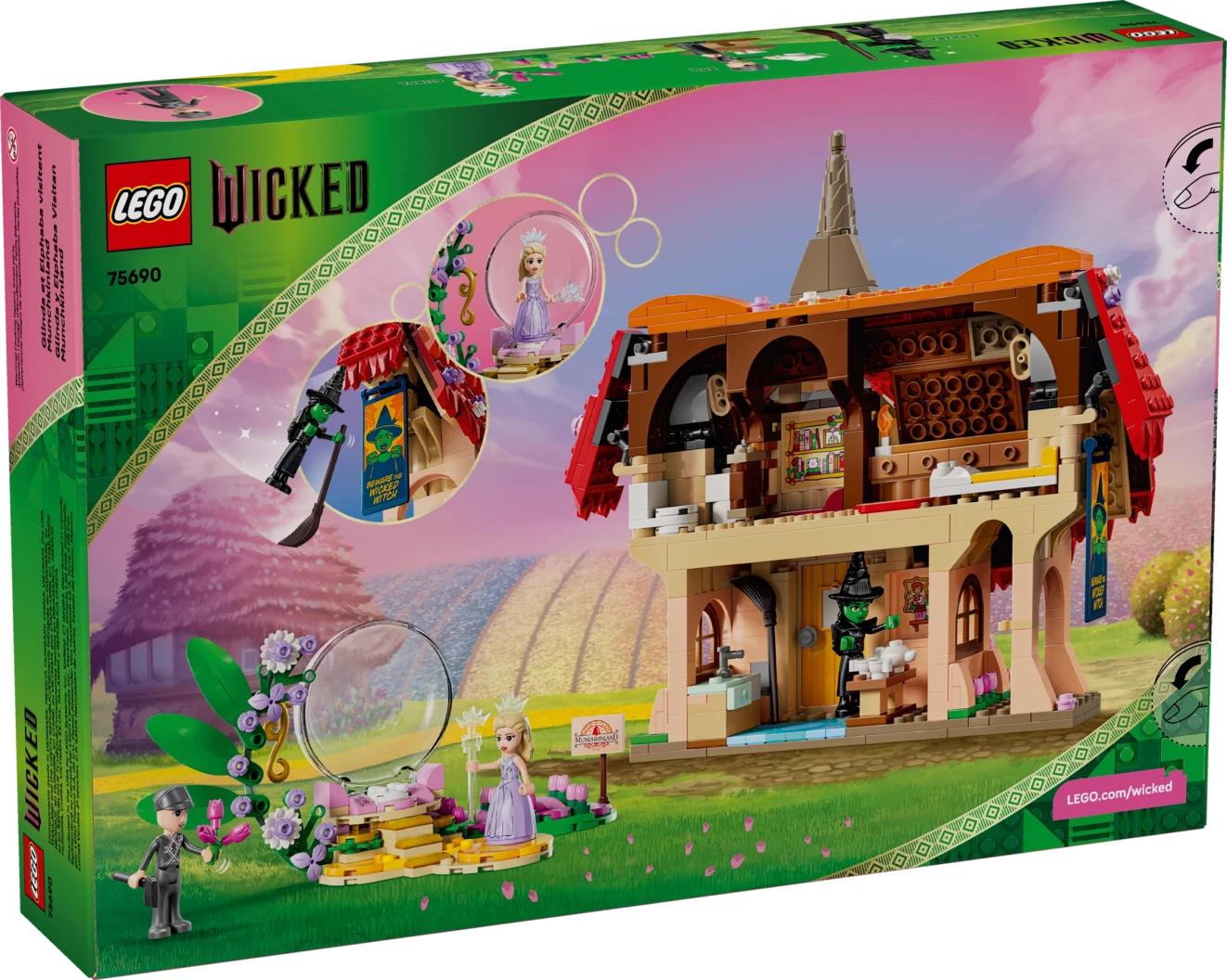 Glinda en Elphaba bezoeken Munchkinland