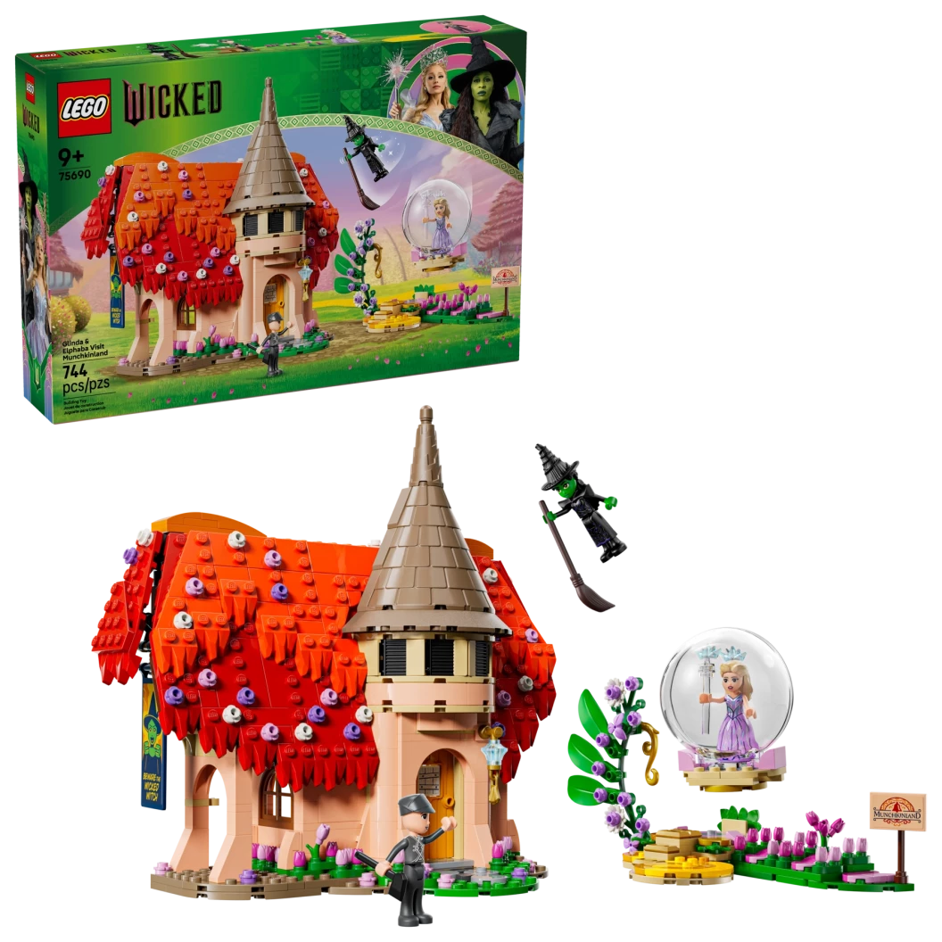 Glinda en Elphaba bezoeken Munchkinland