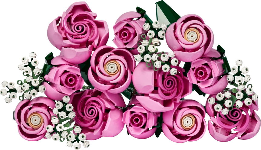 Roze rozenboeket