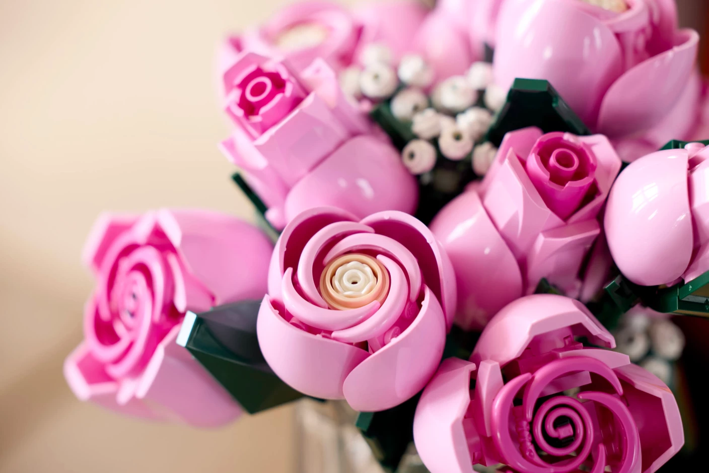 Roze rozenboeket