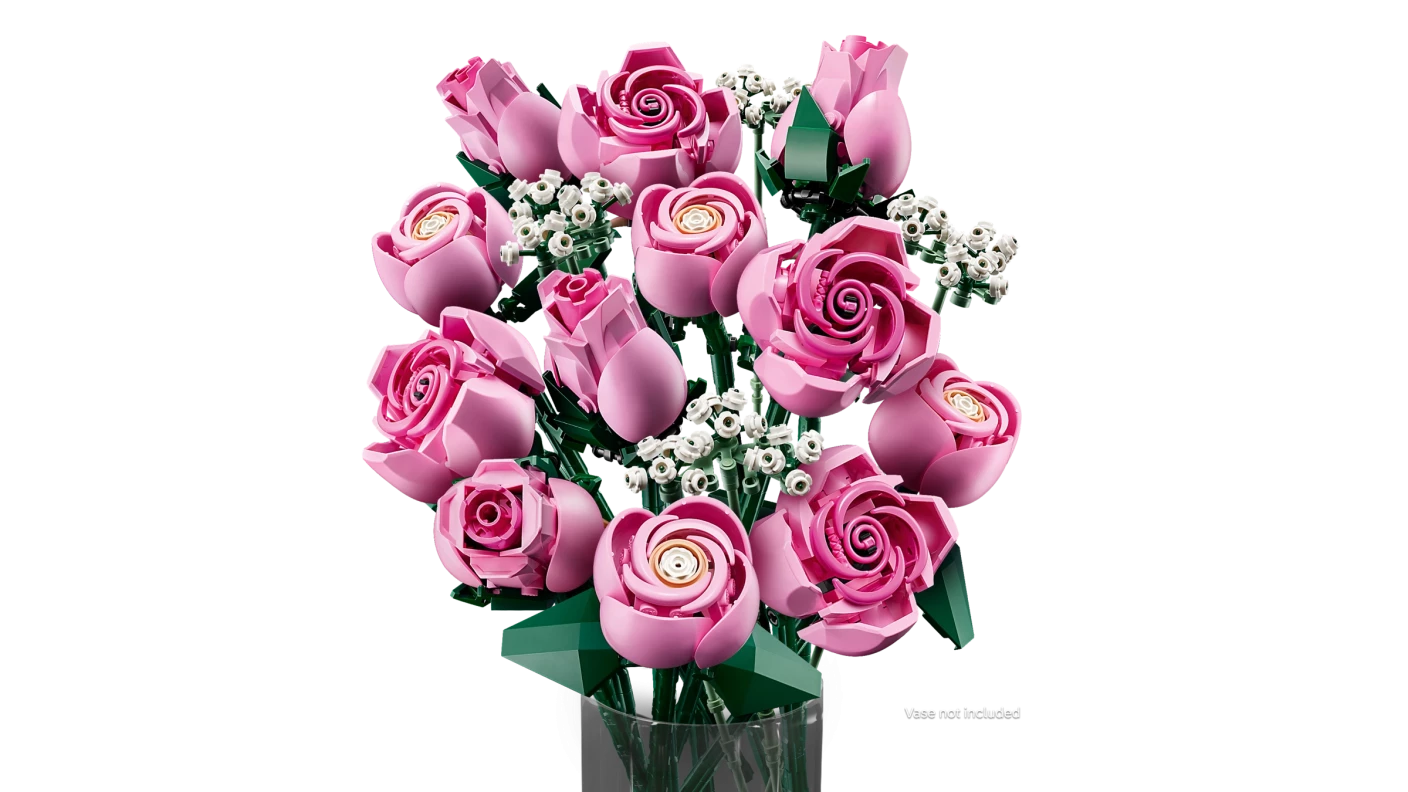 Roze rozenboeket