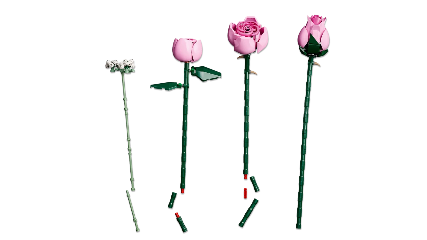 Roze rozenboeket