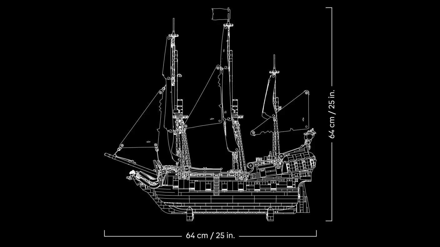 Het piratenschip van kapitein Jack Sparrow
