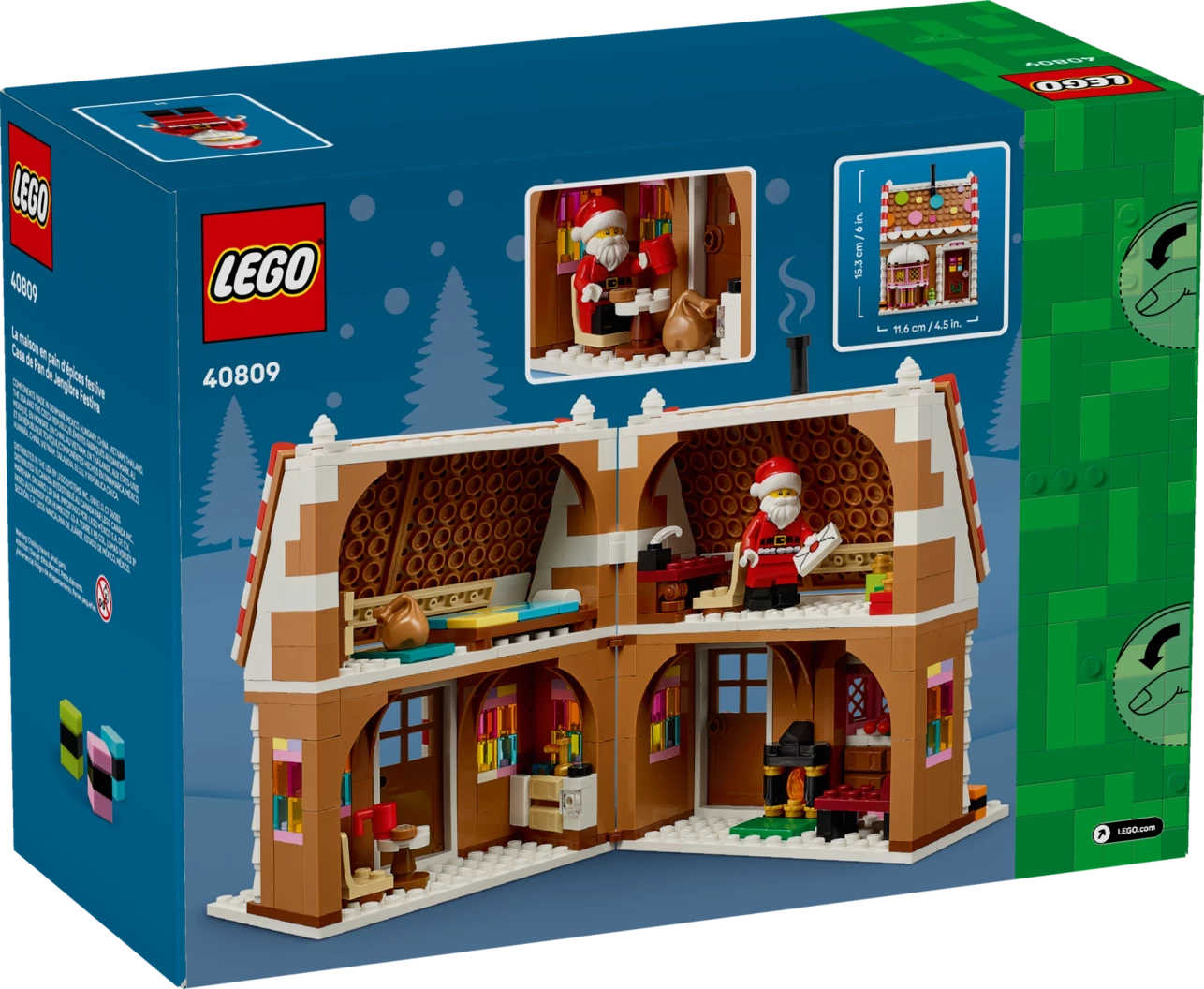 Winters peperkoekhuisje