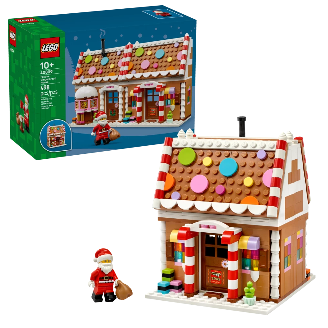 Winters peperkoekhuisje