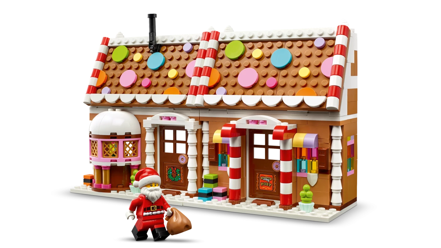 Winters peperkoekhuisje