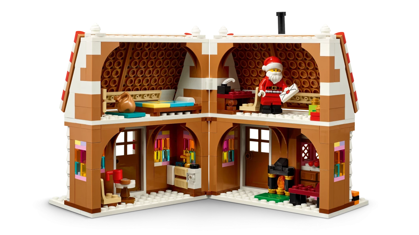 Winters peperkoekhuisje