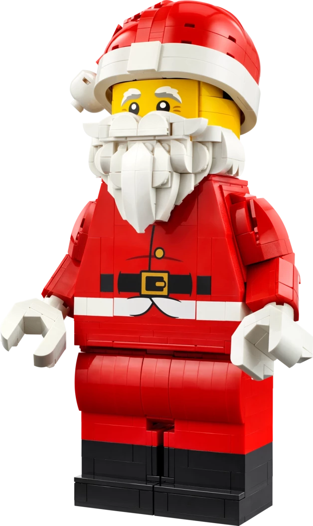 Grote minifiguur van de Kerstman