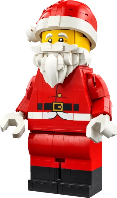 Grote minifiguur van de Kerstman