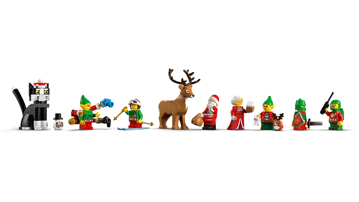 Decoratieve kerstboom voor het hele gezin