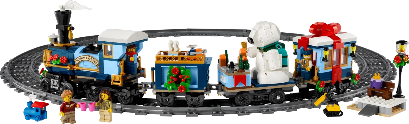 Feestelijke kersttrein