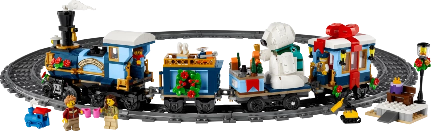 Feestelijke kersttrein