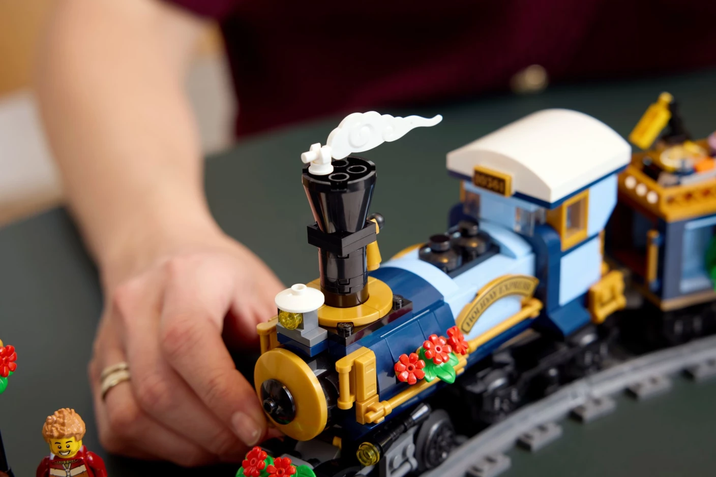 Feestelijke kersttrein