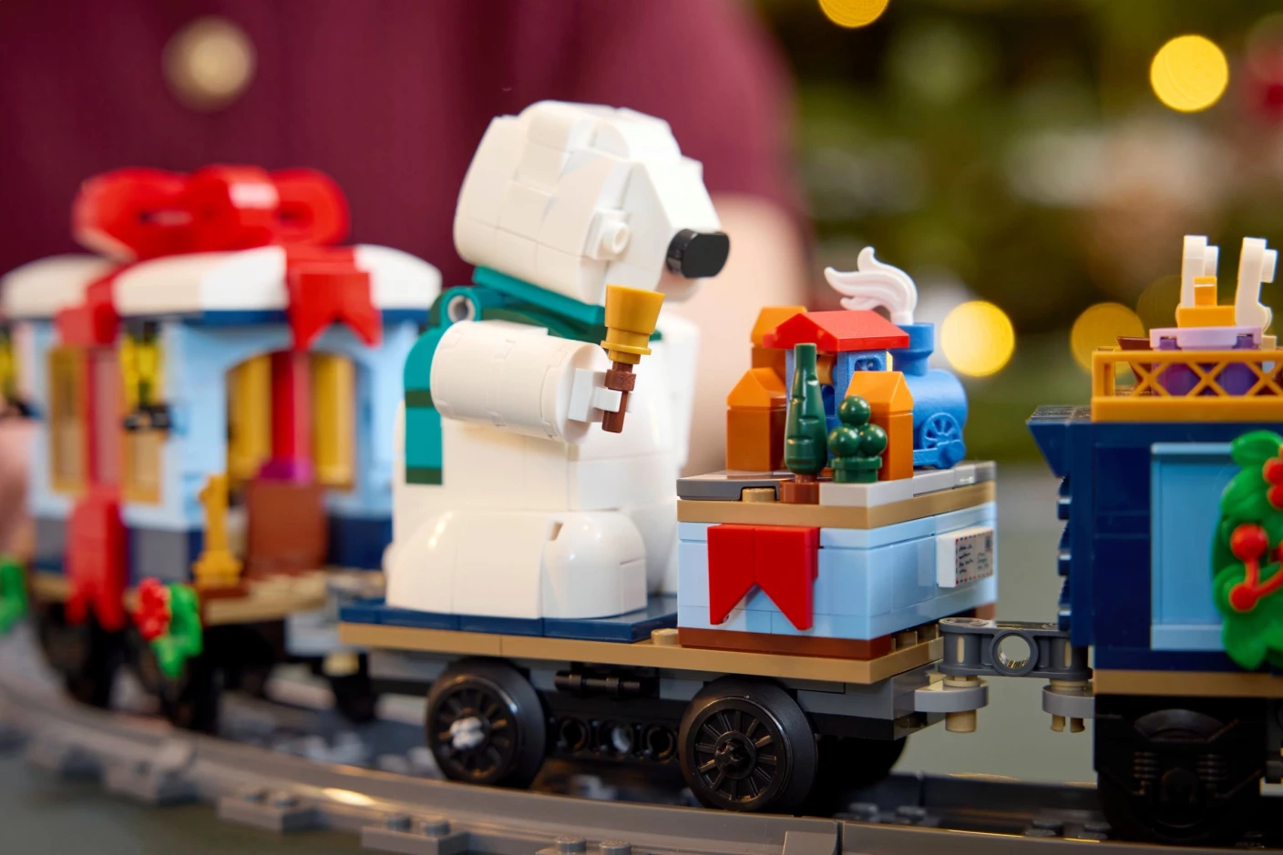 Feestelijke kersttrein