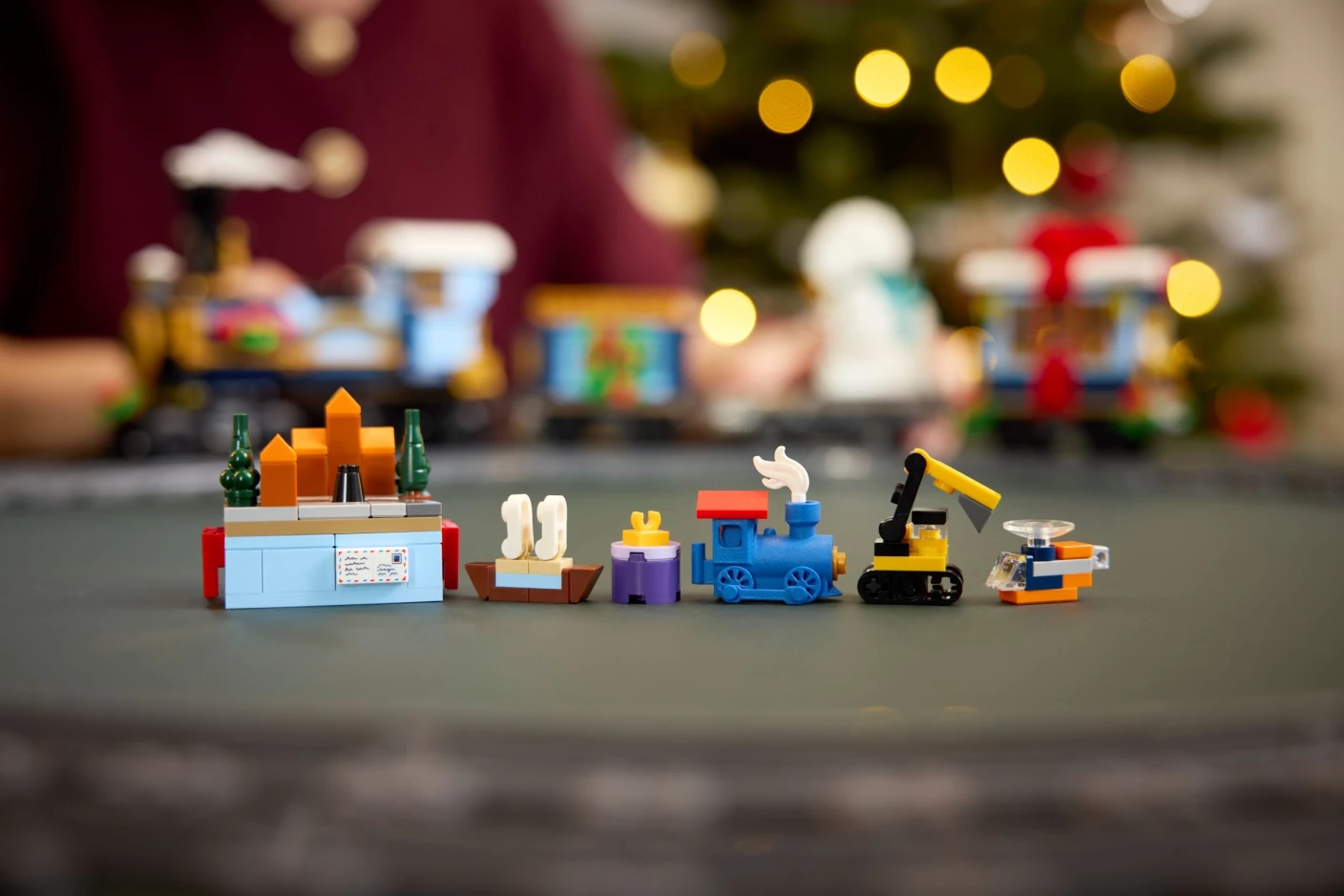 Feestelijke kersttrein