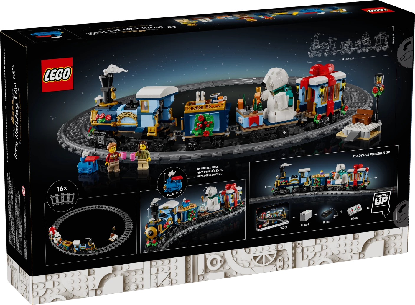 Feestelijke kersttrein