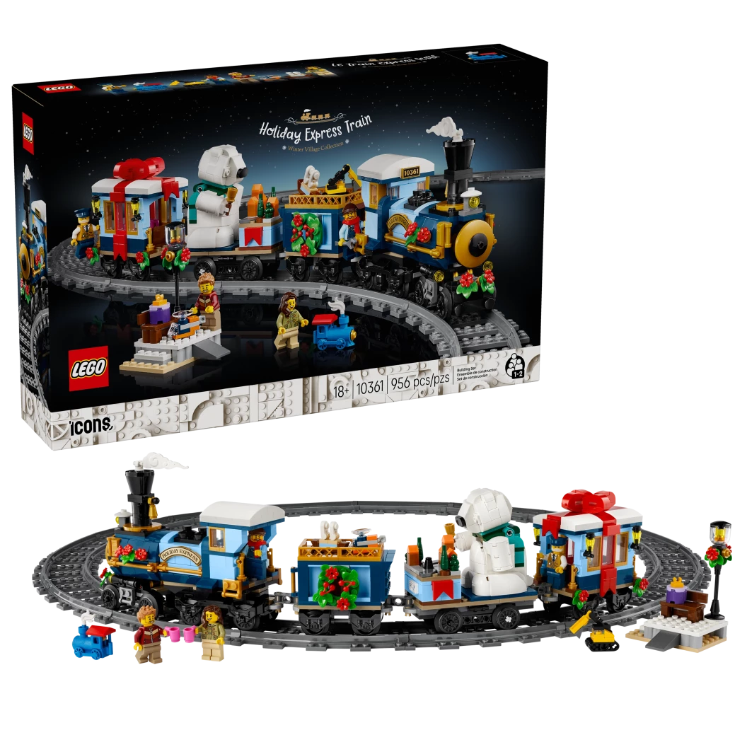 Feestelijke kersttrein