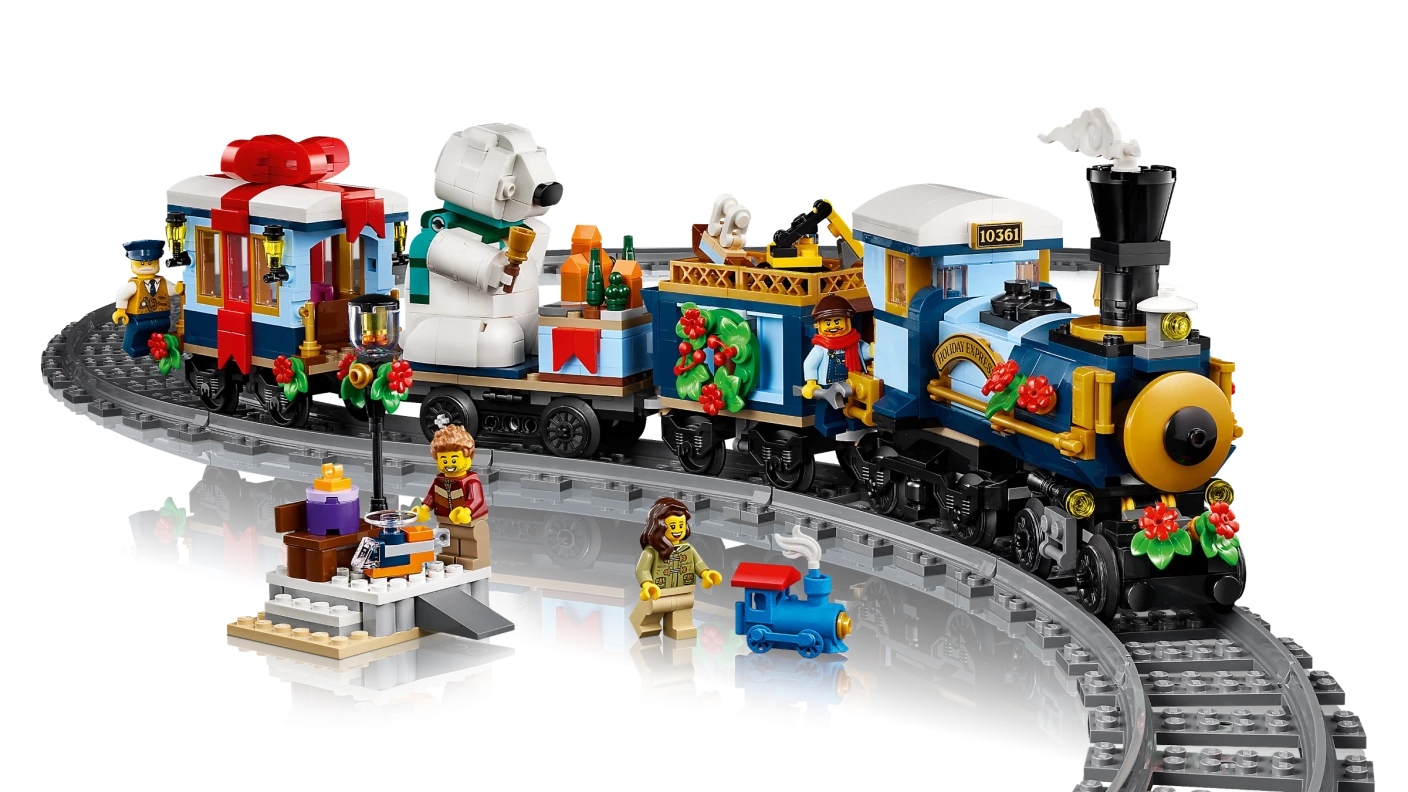 Feestelijke kersttrein