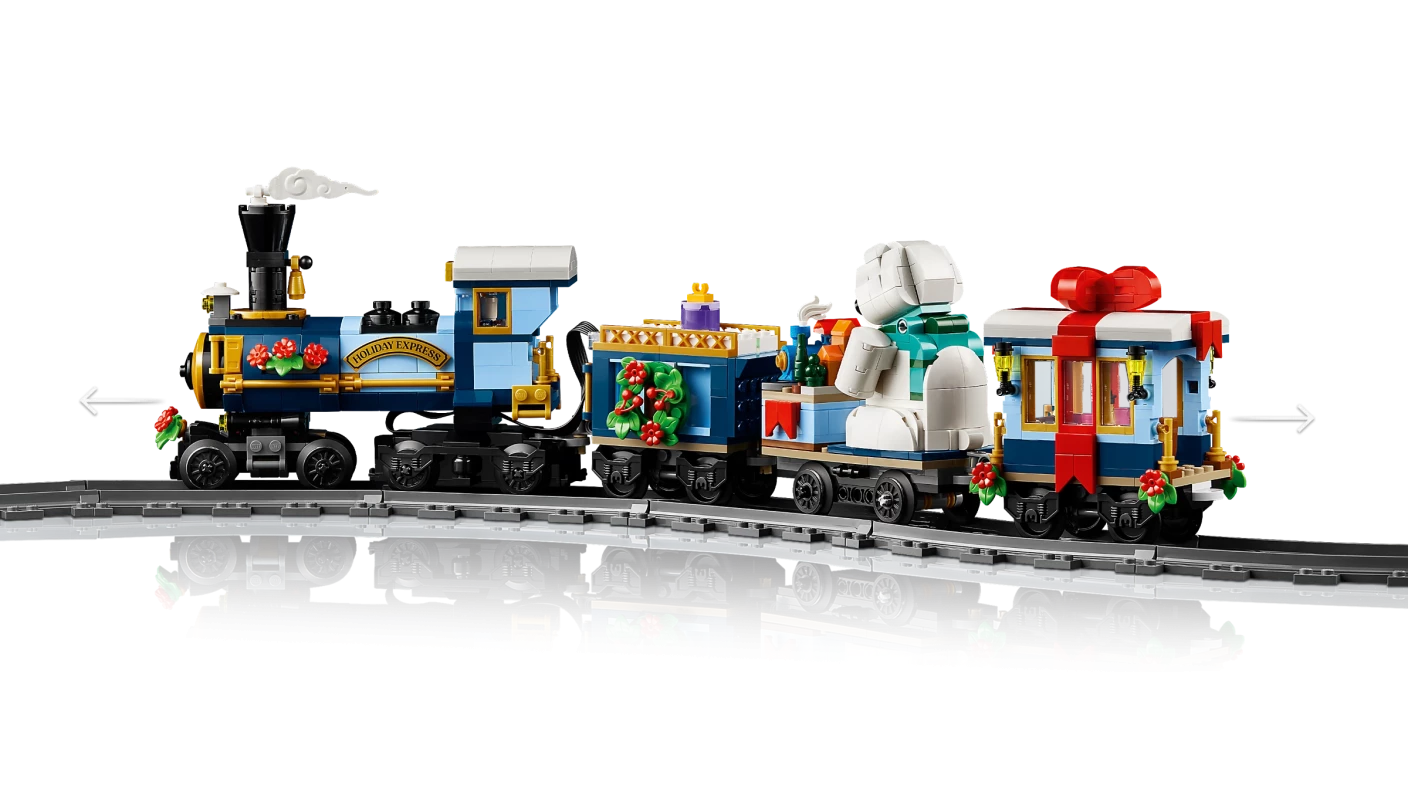 Feestelijke kersttrein
