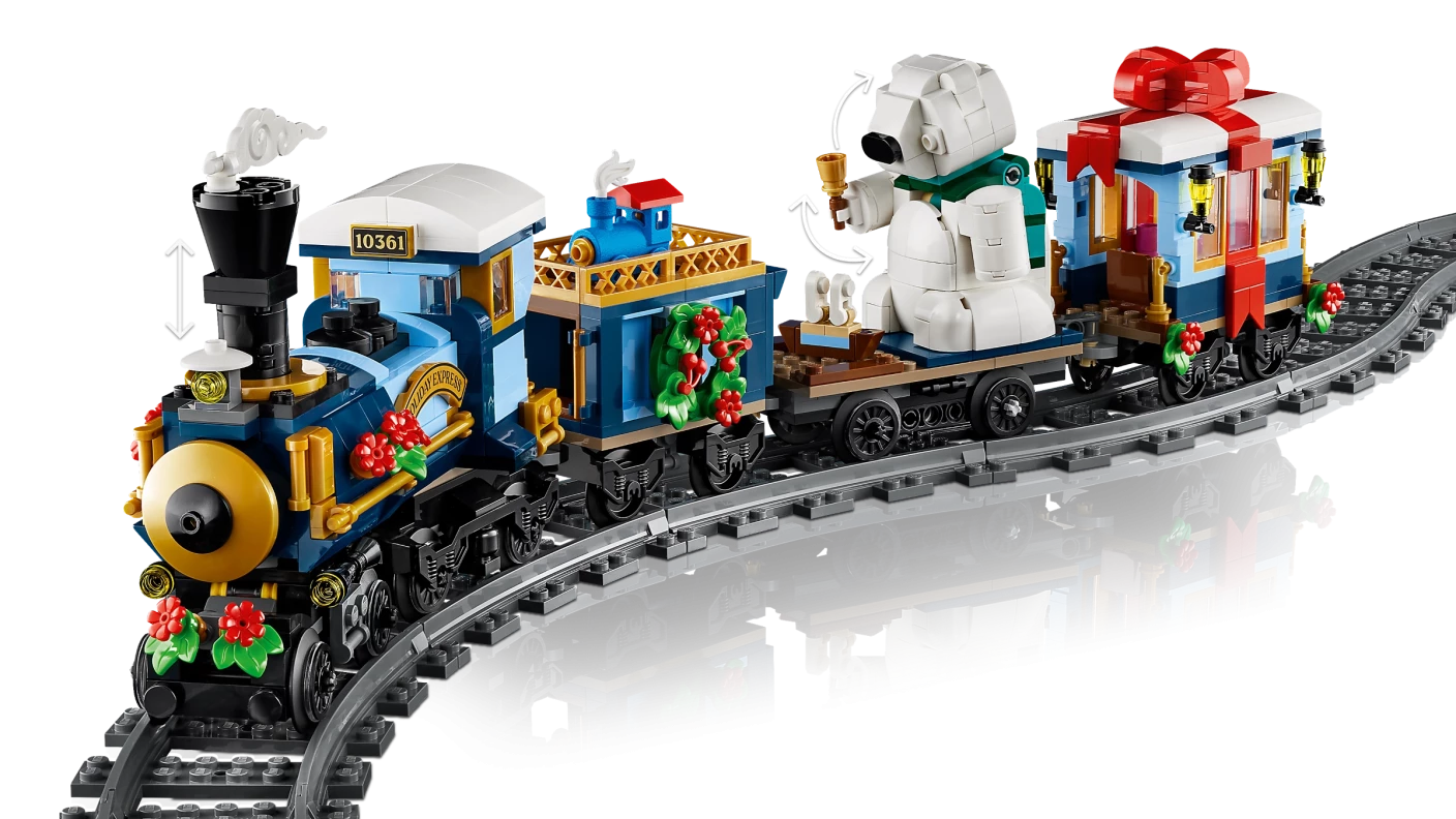 Feestelijke kersttrein